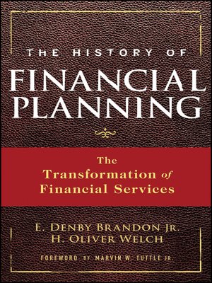 cover image of The History of Financial Planning